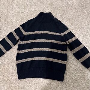 Tommy Hilfiger navy and glittery striped sweater
